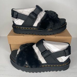 Dr. Martens Voss II Fluffy Sandals